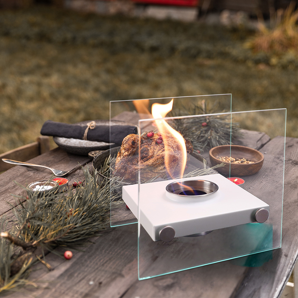 TT-55 modern indoor tabletop fireplace bio ethanol fireplace kamin outdoor mini stove fire