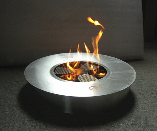 hot sale modern gel fireplaces with mantel ethanol burner round