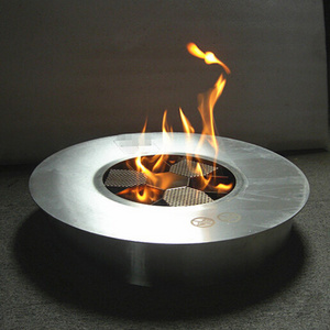 hot sale modern gel fireplaces with mantel ethanol burner round