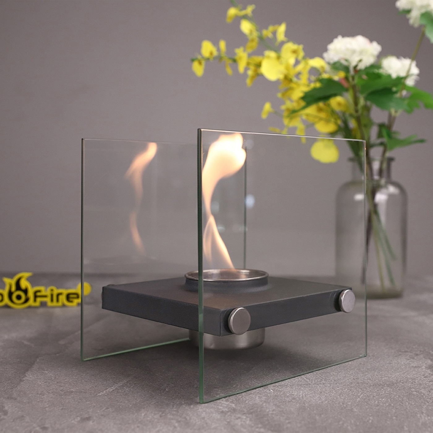 High Quality TT-55 mini fire pit table modern fire place indoor tabletop fire bowl