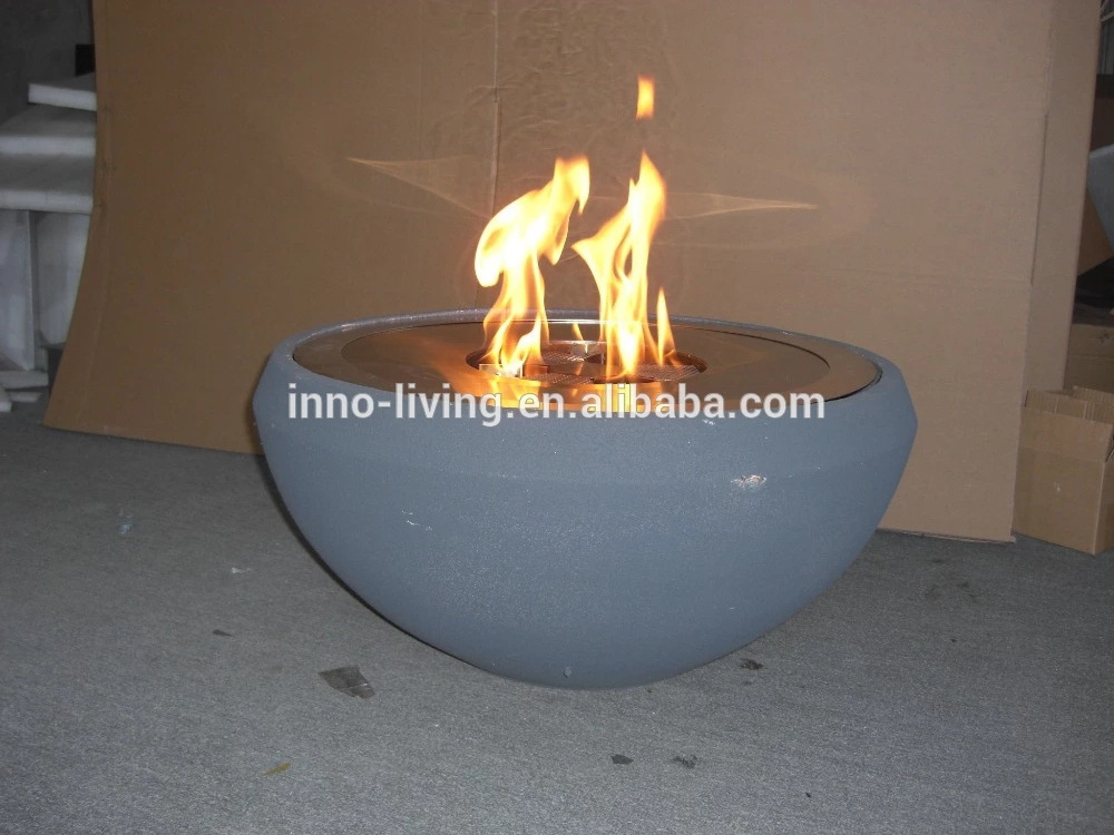 hot sale FS-17  round fireplace outdoor firepit with bio ethanol fuel