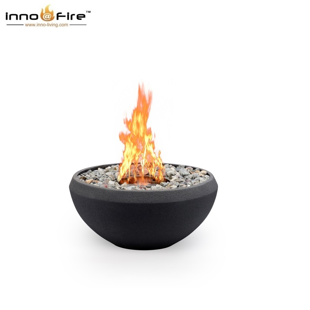 hot sale FS-17  stainless steel round bioethanol fireplace outdoor