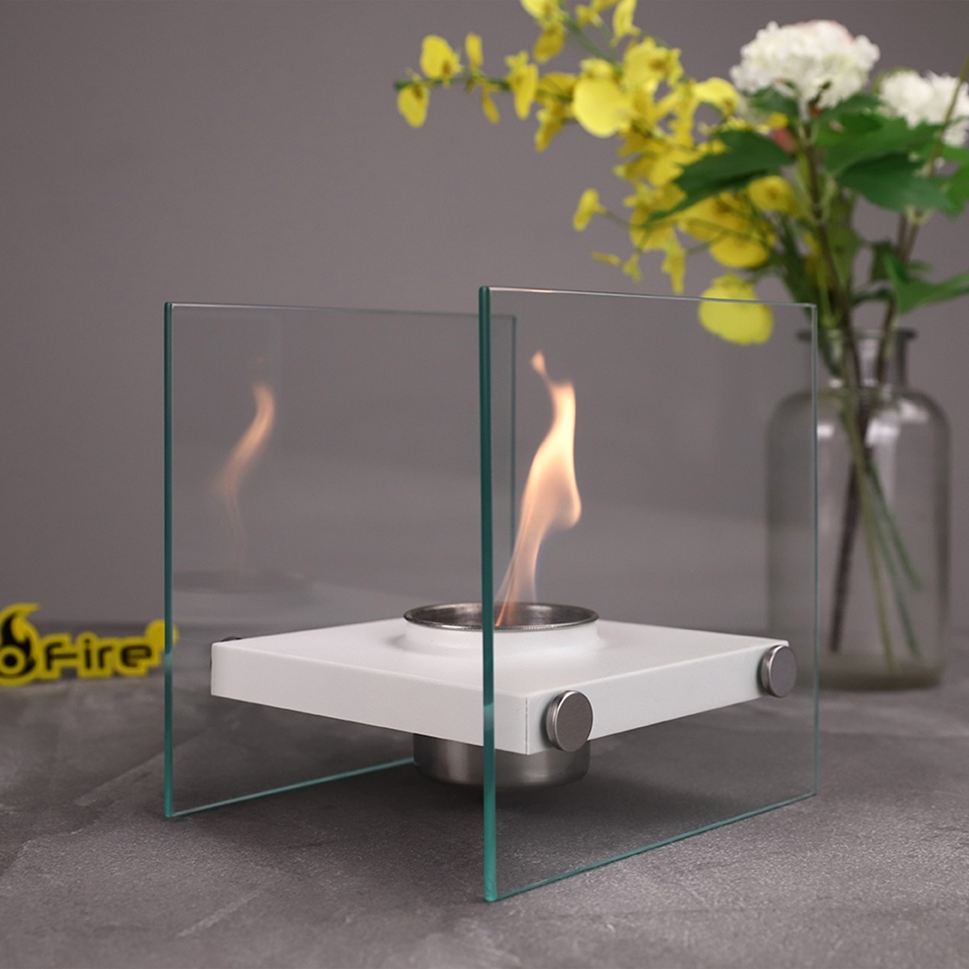 High Quality TT-55 mini fire pit table modern fire place indoor tabletop fire bowl