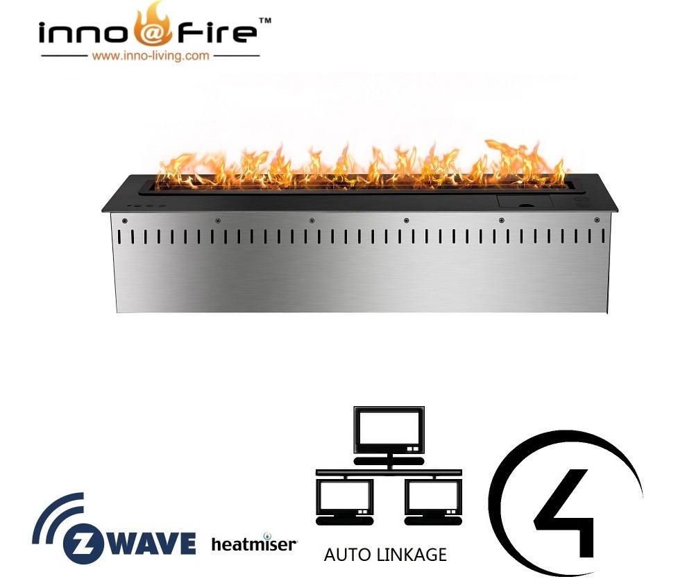 Inno living fire 60 inch  150cm electric bio ethanol fireplace inserts