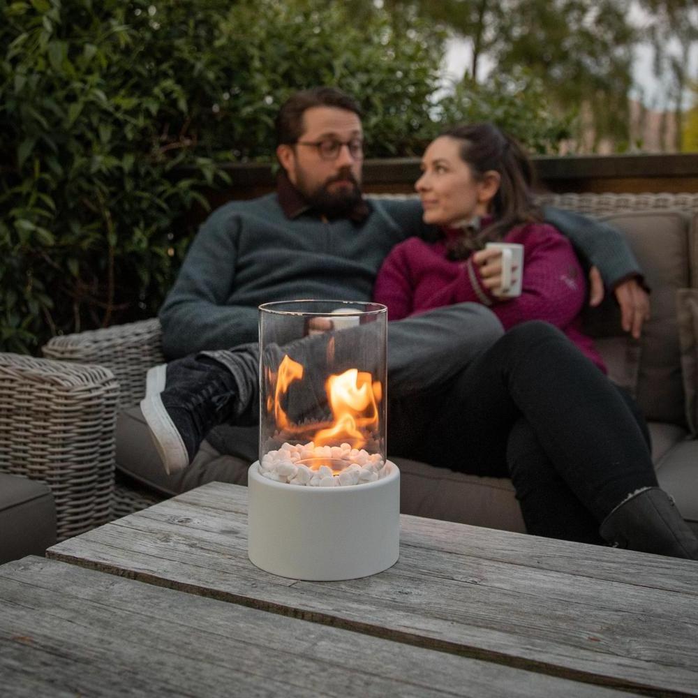 Inno-Fire TT-15 outdoor tabletop bioethanol fire portable chimney