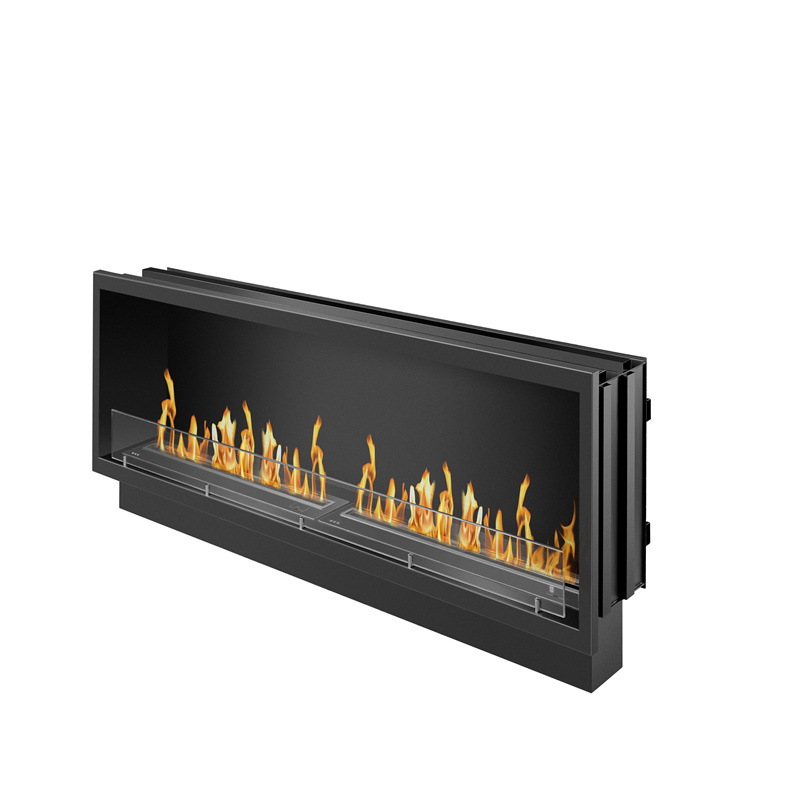 indoor modern firebox outdoor bio ethanol fire electric linear fireplace 72 gas insert