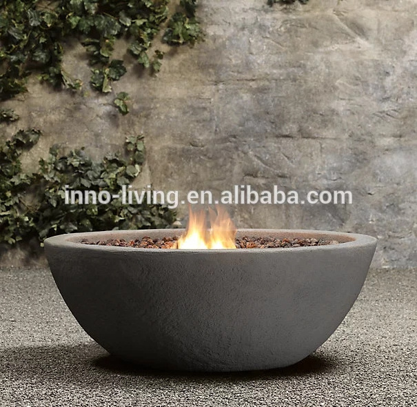 hot sale FS-17  round fireplace outdoor firepit with bio ethanol fuel