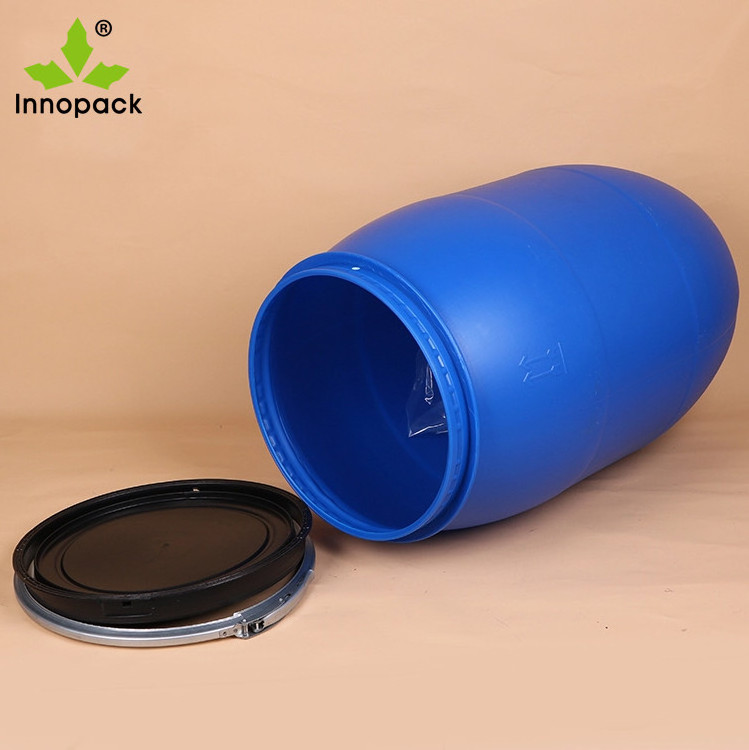 factory price 30L 50L 60L 120L 200L plastic barrels 200 liter oil/wine drum open-top HDPE bucket