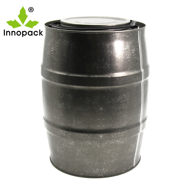 round oil 5L  small empty steel drums for sale