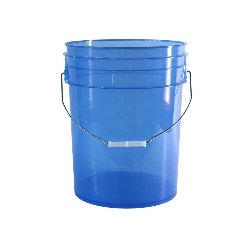 5 Gallon 20L printed  plastic car wash bucket with gamma seal lid and dust filter