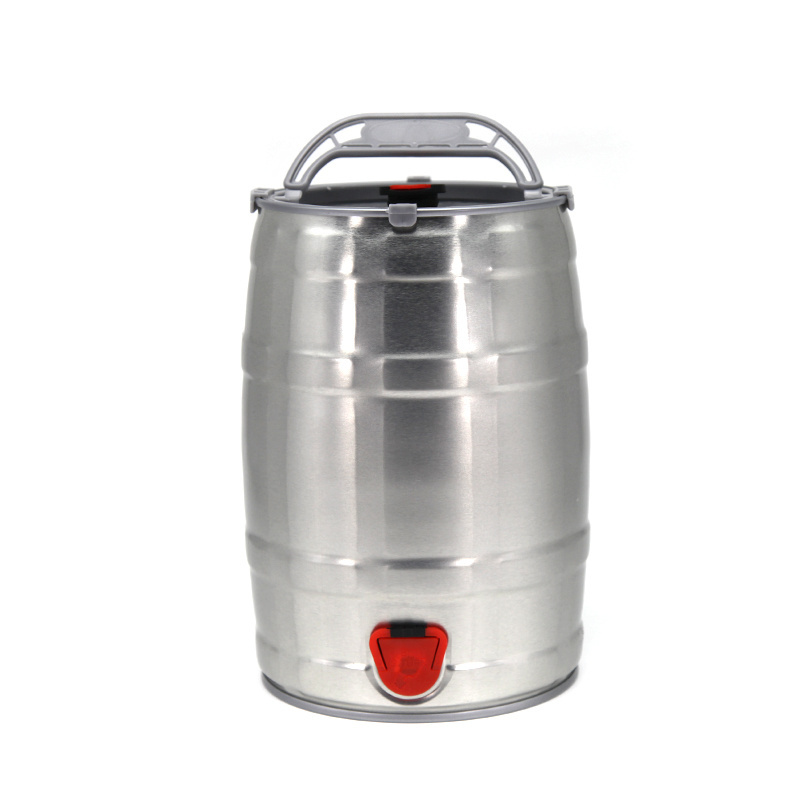 home brewing kit easy keg 5l mini beer keg barriles with tap and closure dispenser