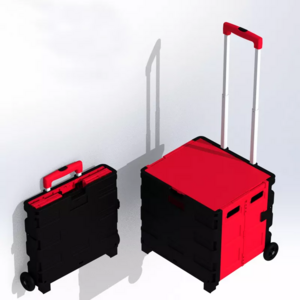 Folding Boot shopping Cart /Trolley/ Crate Shopping Trolley on Wheels