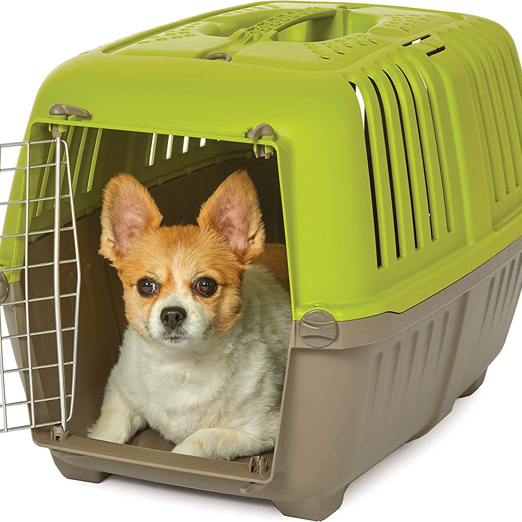 Airline Wheels Pet Cage Portable Air Travel Kennel Dog Cat Transportation Rolling Pet Carrier Travel Crate Cage