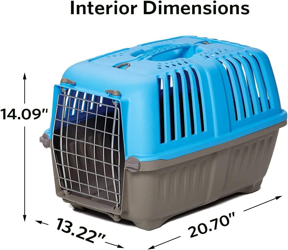 Airline Wheels Pet Cage Portable Air Travel Kennel Dog Cat Transportation Rolling Pet Carrier Travel Crate Cage