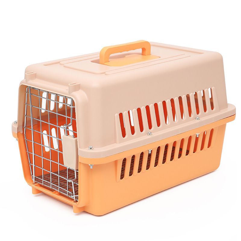 Aviation Plastic Portable Cat Dog Luxury Air Carrier Cage Airline Approved Pet Travel Box