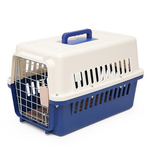 Aviation Plastic Portable Cat Dog Luxury Air Carrier Cage Airline Approved Pet Travel Box