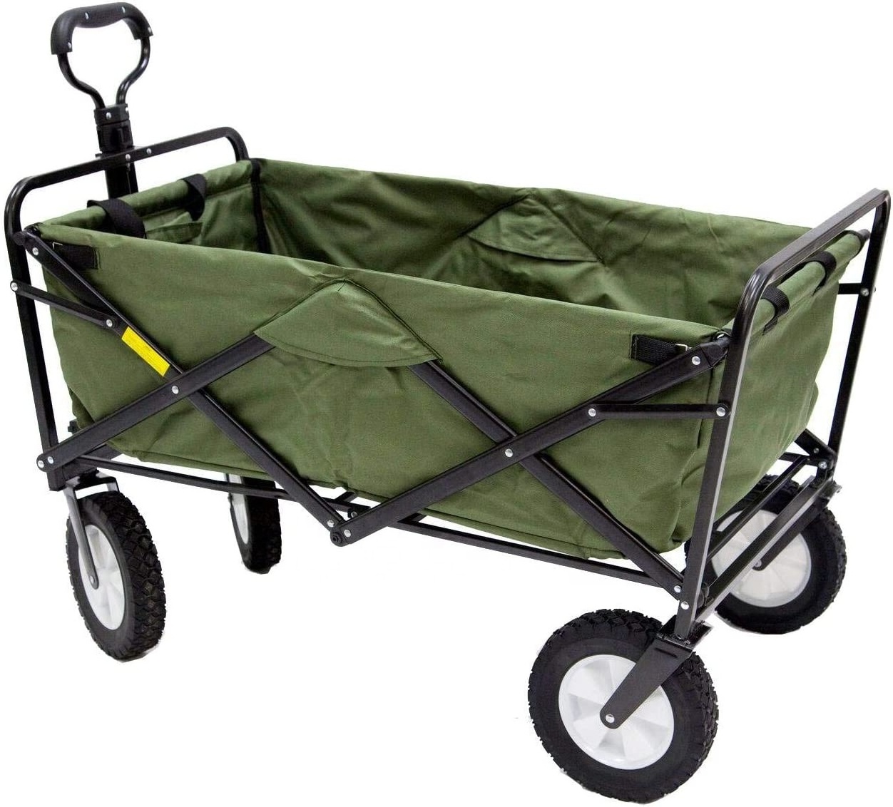 Outdoor Oxford Folding Camping Trolley Garden Cart Off-road Wheels Durable Portable Camping Wagon