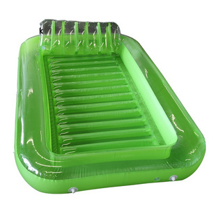 PVC inflatable tanning pool suntan tub durable plastic inflatable water swimming bed