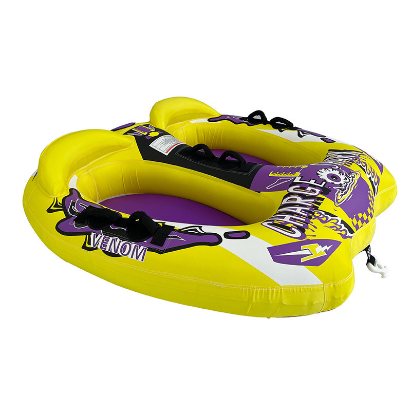 Water Sport Inflatable Towable Ski Sofa / Inflatable Floating Crazy UFO Boats / Inflatable Towable Tube Sofa for 3 person