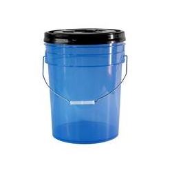 5 Gallon 20L printed  plastic car wash bucket with gamma seal lid and dust filter