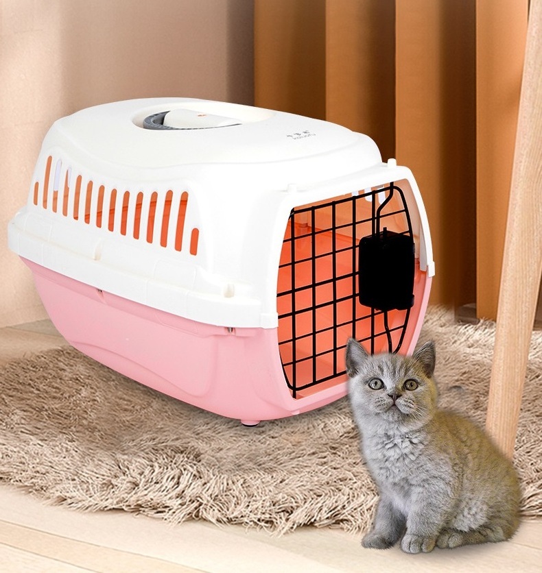 Airline Shipping Approved Plastic Pet Dog Transport Box Pet s Carrier And Travel Crates Kennel