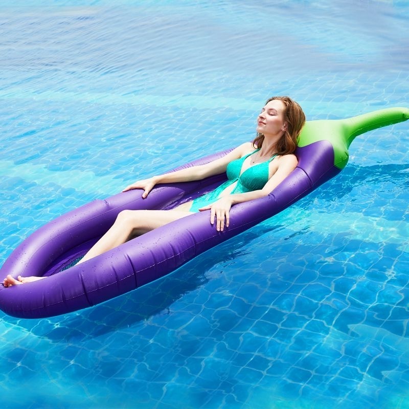 Inflatable Water Contour Lounge Portable Tanning Pool Float Swimming Pool Mattress for Adults