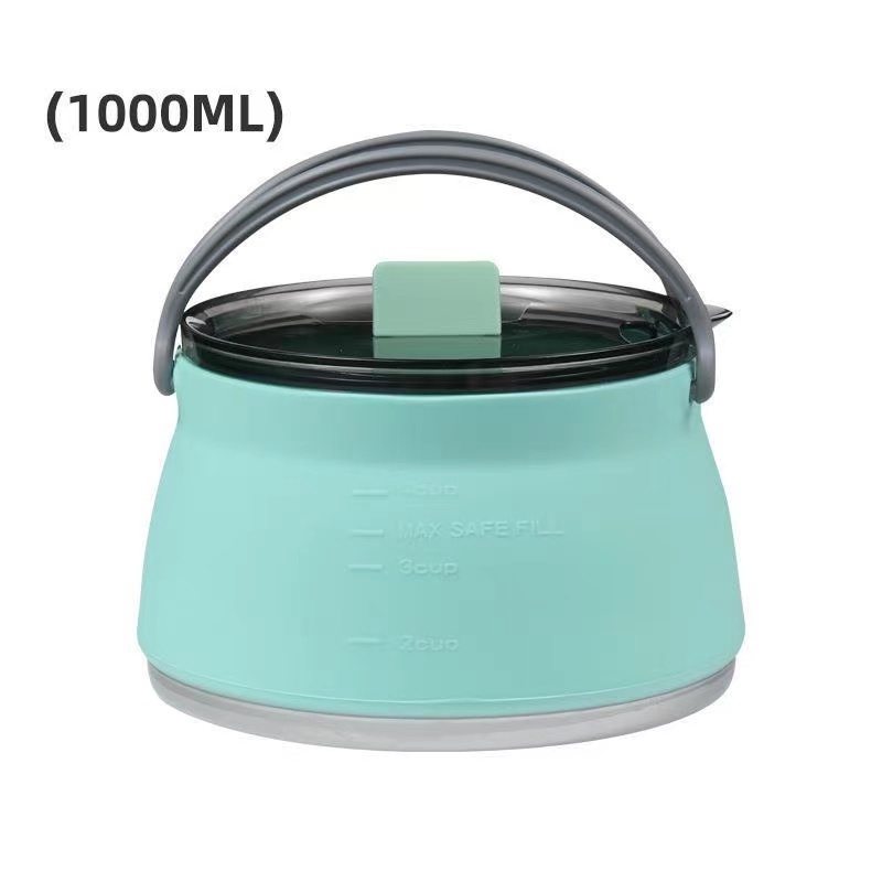 Silicone Chinese Factory Outdoor Camping Travel Portable Fashion Boiling Water Tea Kettle