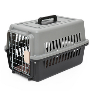 Durable PP Outdoor Pet Dog Carrier Air Travel Carrier Crates Portable Pet Transport Box Portable Pet Air Box