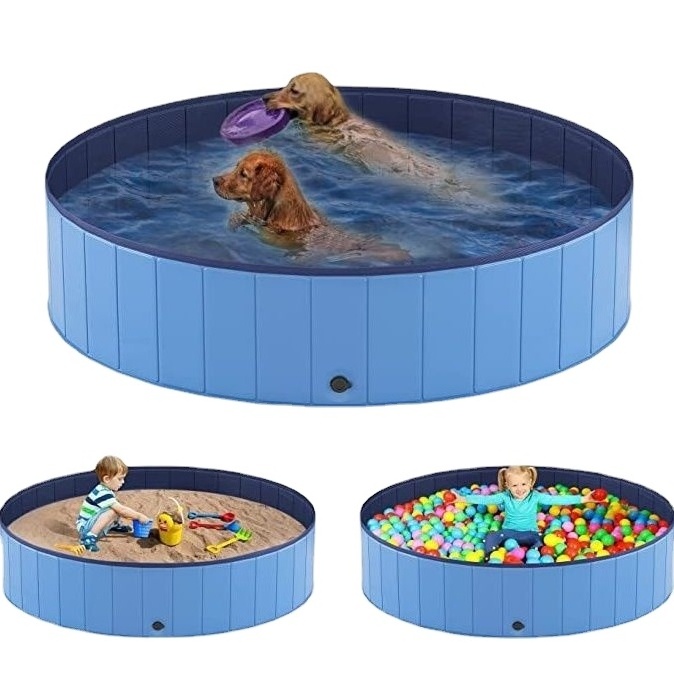 Folding Portable Pet Pool Dog Bath Children'S Folding Toys Indoor Pit Ball Pool for kids easy set up baby plastic ocean foam