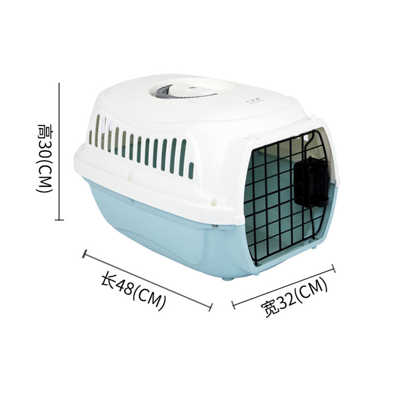 Pet Carrier Cages Airline Shipping Approved Plastic Dog Transport Box Pet Cages Bag Carrier And Travel Crates Kennel