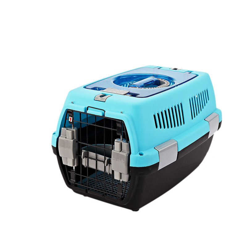 Portable Airline Approved Outdoor Plastic Dog Car Travel Crate / Cheap Pet Cat Pet Transport Carrier Cage