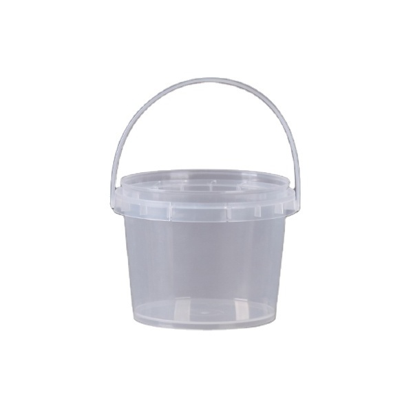 white / Clear 500ml plastic honey tub / bucket ,cookie bucket, ice cream bucket