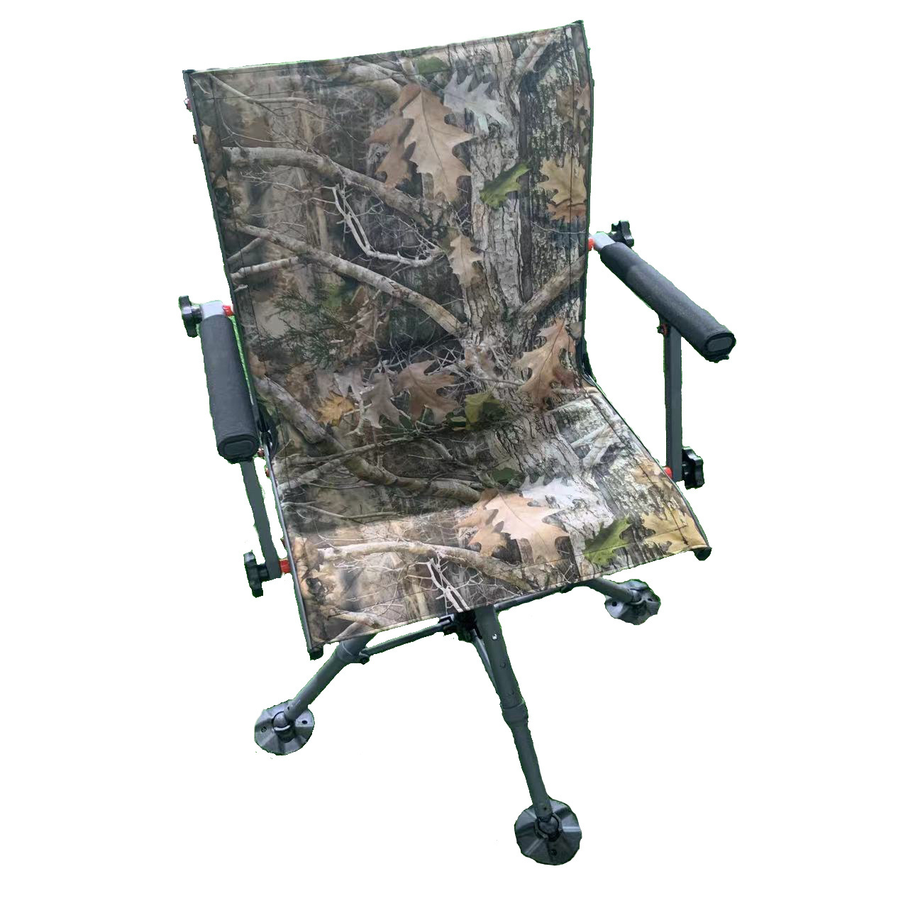 2023 New Outdoor Folding Chair Oxford Fabric 360 Degree Swivel Hunting Blind Chair