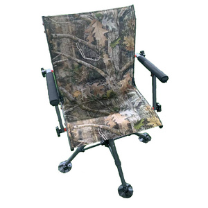 2023 New Outdoor Folding Chair Oxford Fabric 360 Degree Swivel Hunting Blind Chair