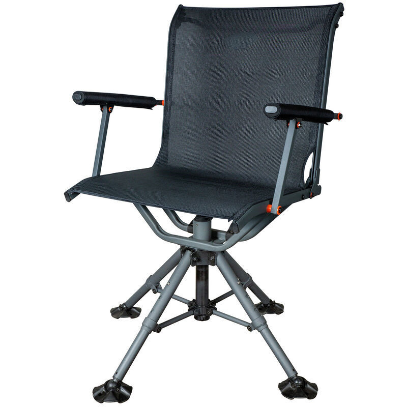 360 Degree Silent Swivel Blind Folding Chair,  Adjustable Height , Portable Comfortable Stable G