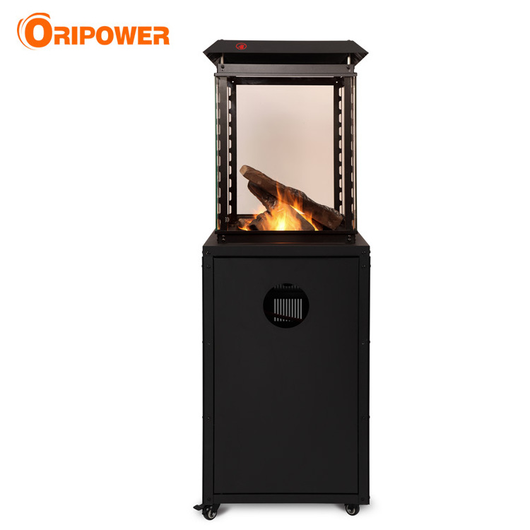 Glass Flame Outdoor Gas Patio Heater, gas fire place