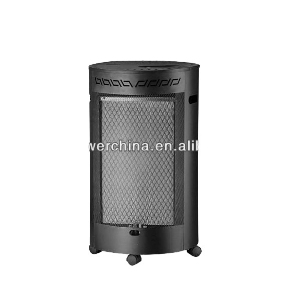 factory direct CE approved round shape indoor portable catalytic gas heater mini mobile space room heater with ODS device