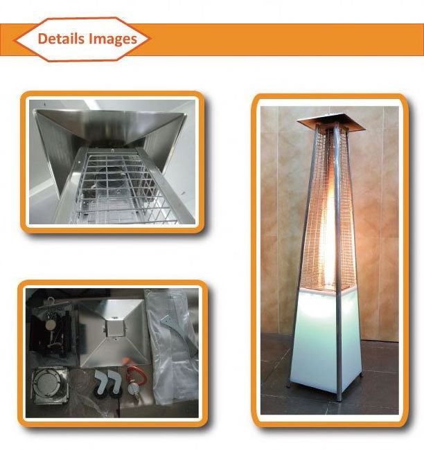 Outdoor heat lamps