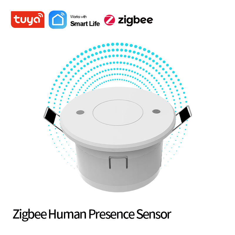 Tuya Zigbee human presence detector with millimeter wave radar sensor