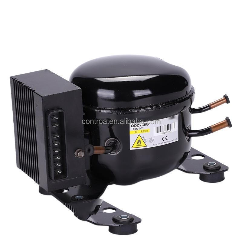 Factory Direct Sale DC 12V Refrigeration Compressor R600A Refrigerator Compressor