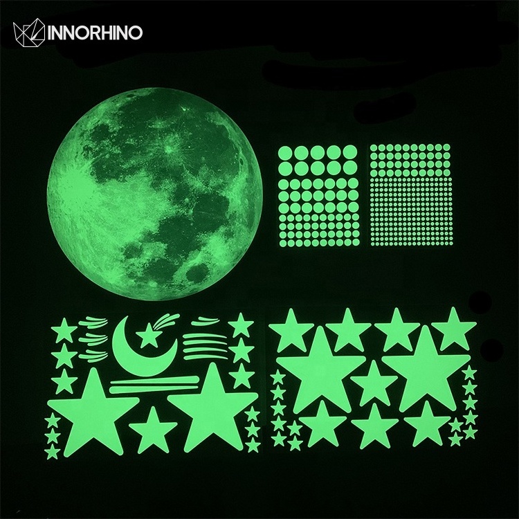 Glass Reflective Wall Decoration Sticker Glow In The Dark INNORHINO