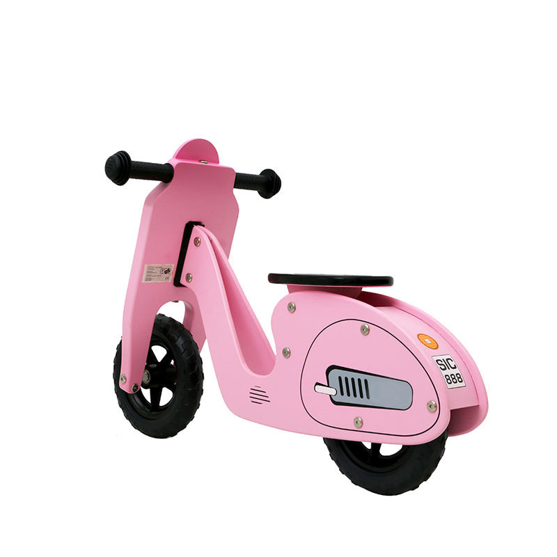 Kids Wooden Balance Bike Wood Ride Bike Wooden Toys Custom No-pedal Kids Scooter Balance Bike For Children