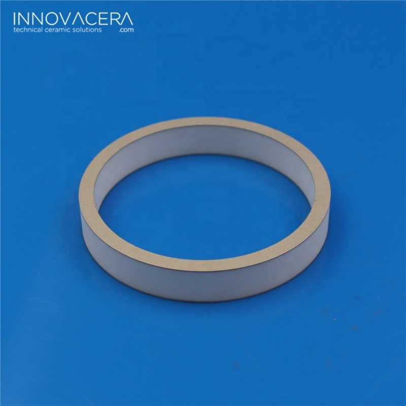 INNOVACERA Moly-Manganese Metallization Ceramics Ring for Metal Seal