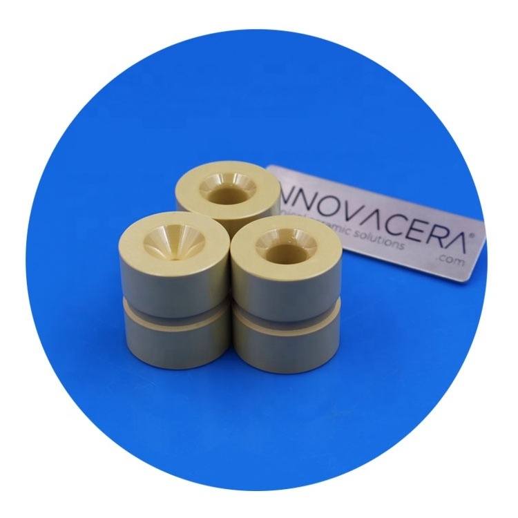 INNOVACERA High Purity Industrial Magnesium Oxide Zirconia Ceramic Tube for Wire Guide