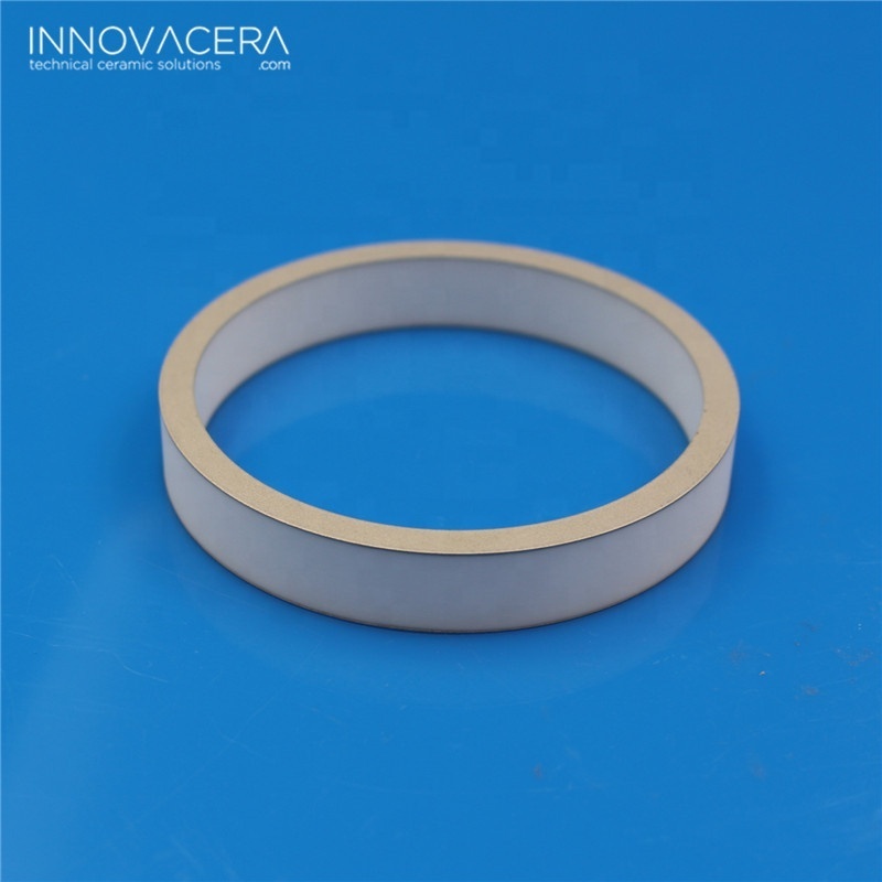 INNOVACERA Moly-Manganese Metallization Ceramics Ring for Metal Seal