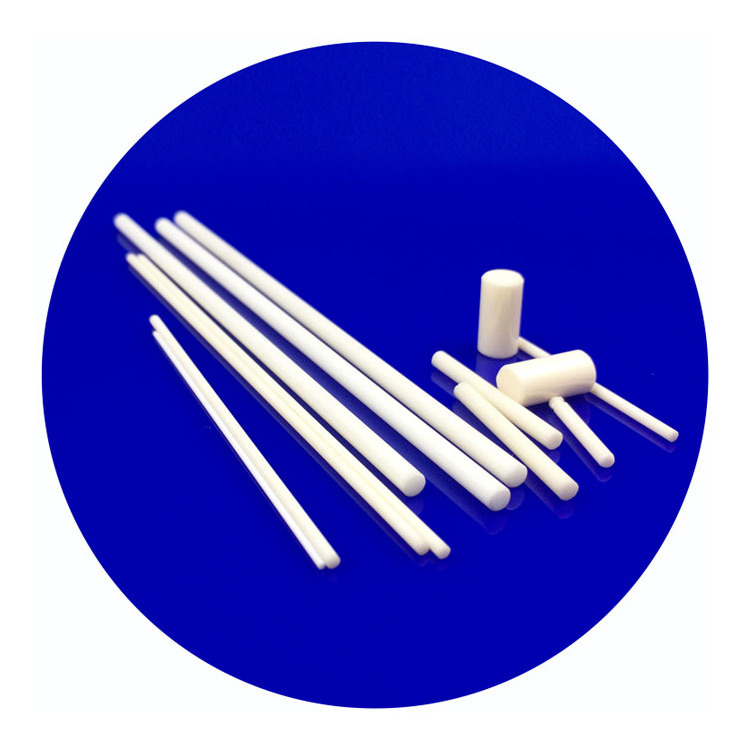 Industrial Ceramic 95%-99.99% Alumina Ceramic Stick Rod Cylinder Shaft for Crystal Growth Application