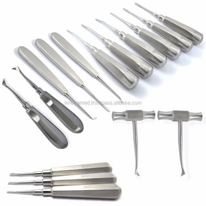 Dental Root Extracting Elevators Surgical Extraction Forceps Stainless Steel Lab