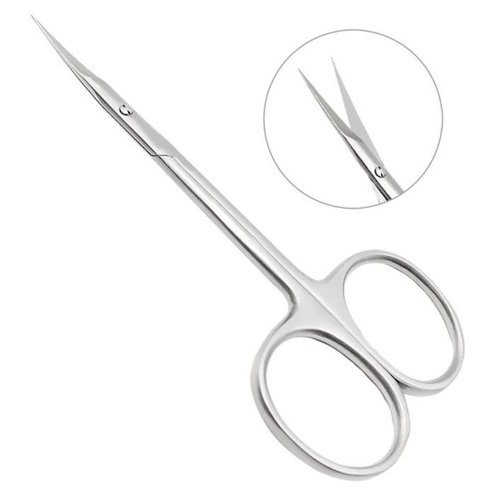 Cuticle Scissors Curved Blades Extra Fine Curved Cuticle Scissors for Nails and Cuticles and Beard Manicure/Pedicure Scissors