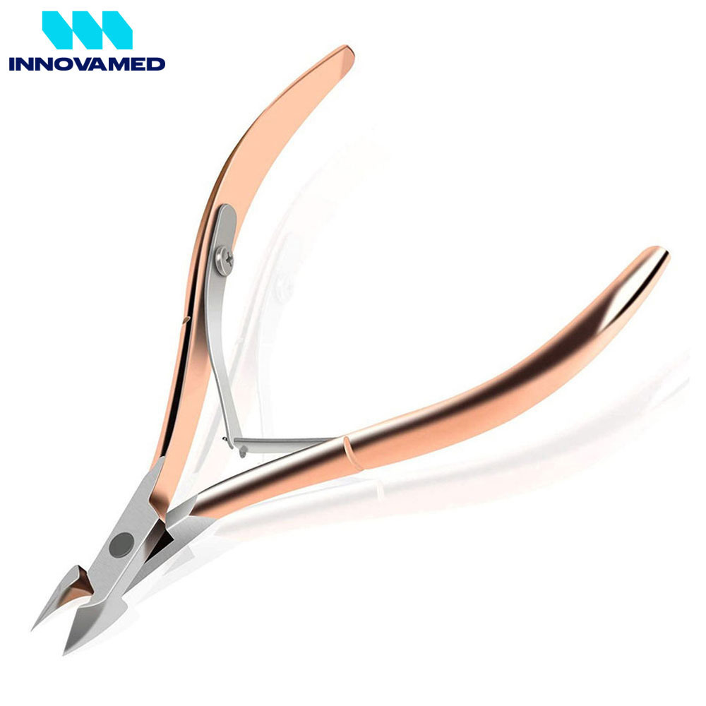 Cuticle Trimmer Pointed Sharp Blade Dead Skin Remover Nipper Manicure Tools For Fingernails And Toenails BY INNOVAMED