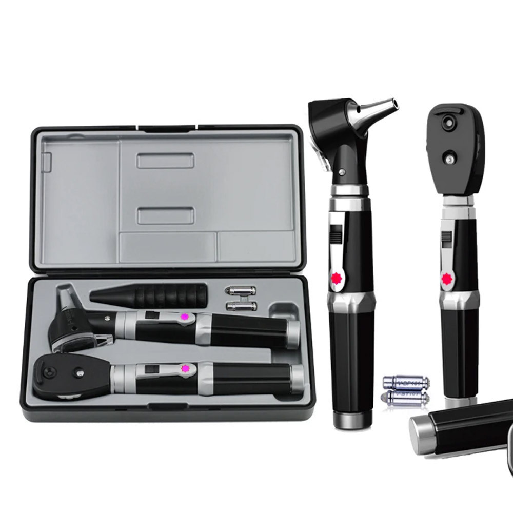 Factory Rate Highest Quality Otoscope ENT Set Ears, Eyes ENT Otoscope Ophthalmoscope Sets  BY INNOVAMED